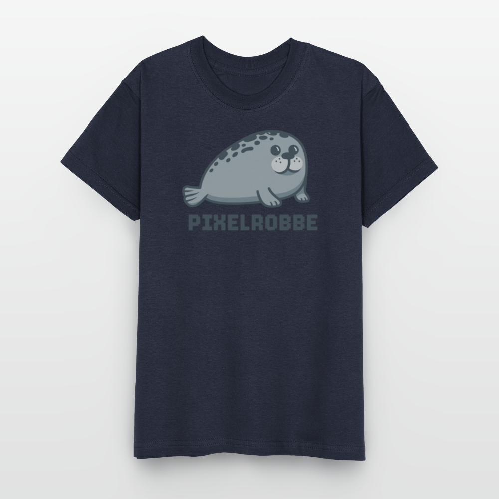T-Shirt Pixelrobbe - Navy